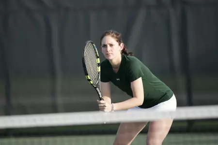 Ana Milosavljevic clinched the Spartan victory with a win at No. 5 singles.