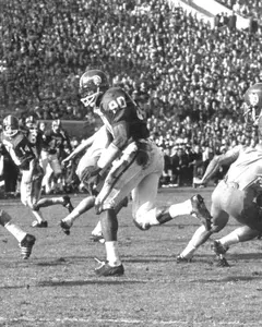 In 1967, George Webster became just the second former Spartan to have his jersey number (No. 90) retired.