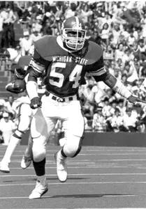 A three-time first-team All-Big Ten selection, Carl Banks was named Linebacker of the Year by the Columbus Touchdown Club in 1983.