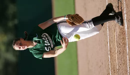 Kelly Confer recorded her first double of the season on Friday.