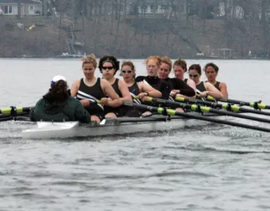 The second varsity eight captured first in its season opener.