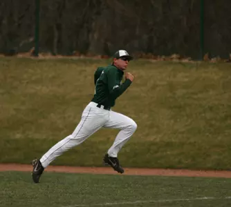 Chris Roberts hit his first collegiate home run in Sunday's game at Minnesota.