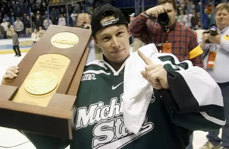 Jeff Lerg has won five straight games between the pipes