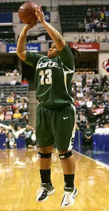 Courtney Davidson and the Spartans will host IUPUI in the first round of the Preseason WNIT.