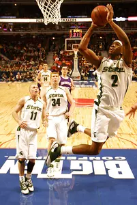 Teammates Raymar Morgan (right), and Drew Neitzel (left), have their eyes focused on gold this summer.