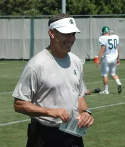 Coach Dantonio and the Spartans wrap up preseason camp this week.