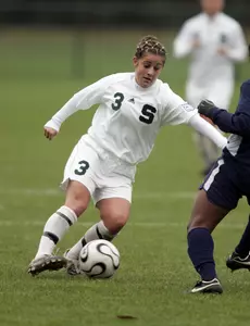 Sophomore Lauren Sinacola had two assists in MSU's 2-0 win over Eastern Michigan