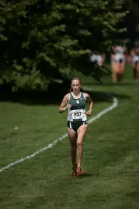 Bush finished with a time of 21:22, placing fifth overall. She has finished in the top-five in the first three races of the season.