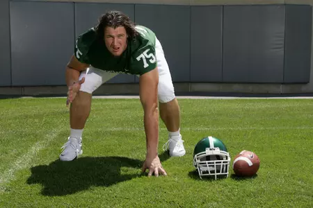 Pete Clifford, who has played right guard and left guard for the Spartans, started at left tackle in MSU's season opener vs. UAB.