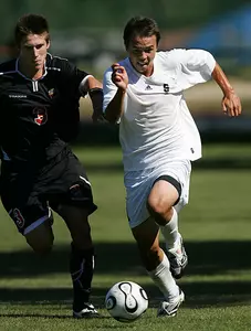 Senior Kenzo Webster scored his first goal of the season in MSU's 2-1 win over New Hampshire