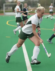 Kathryn Elenz-Martin had a pair of goals, including the game winner, in an 11-1 win over Saint Louis.
