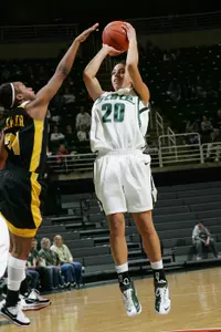 Brittney Thomas scored a career-high 18 points vs. Iowa Thursday night.