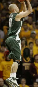 Michigan State Drew Neitzel (11) shoots against Minnesota during the second half (AP Photo)