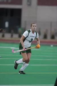 Senior Gwen Riley scored her seventh goal of the season