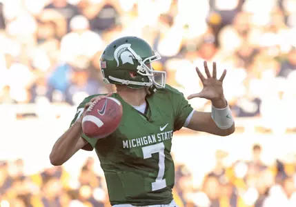Brian Hoyer is only the seventh Spartan quarterback to record 5,000-career passing yards.