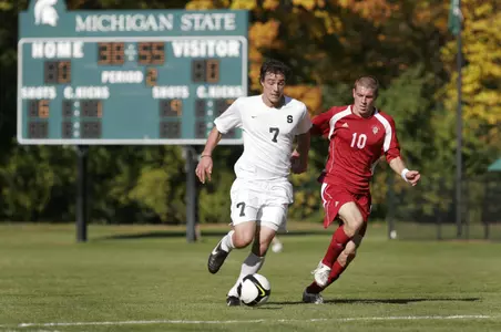 Zac Scaffidi scored his third goal of the season in a 2-0 win over Cincinnati.