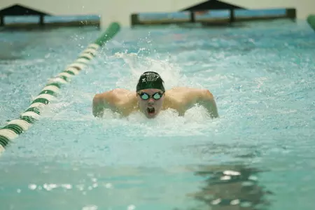 The men's swimming and diving team had the 18th-highest team GPA in the nation.
