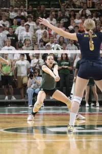 Sophomore libero Allyson Karaba tallied 37 digs over the weekend.