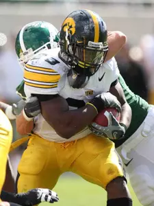 Greene gained 157 yards on 30 carries for the Hawkeyes. But with 2:16 remaining in the game, linebacker Adam Decker stopped him on 4th-and-1 from the Spartans 21-yard line to seal the win for MSU