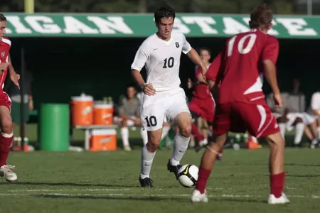Doug DeMartin scored his 10th goal of the season in a 1-0 win over Wisconsin on Sunday.