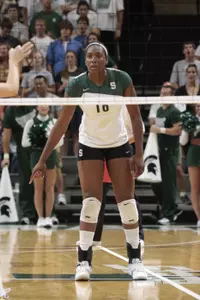 Freshman Kyndra Abron and the Spartans return home for the third week of Big Ten play.