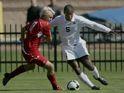 Louis Stephens and the Spartans fell to Notre Dame, 3-0, Wednesday night.