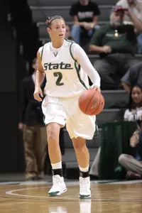Junior Mandy Piechowski had a career-hgih eight assists in MSU's season opening win over Niagara on Friday night.