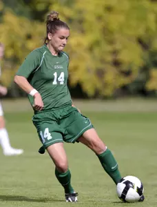 Cara Freeman recorded one of the Spartans' three shots in Sunday's NCAA Tournament loss to Notre Dame.