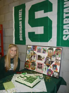 <i>Jennifer Ramsaier signed a National Letter of Intent to play for the Spartans in 2010</i>