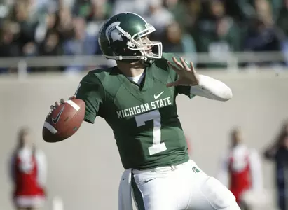 Brian Hoyer led the Spartans in their fourth-quarter comeback over Wisconsin.