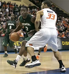 The Spartans face Wichita State in the final day of the Old Spice Classic.