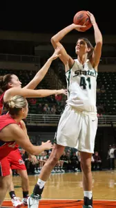 Junior Allyssa DeHaan led the team in scoring (14.4) and rebounding (7.3) last season.