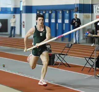 <i> Logan Lynch and the Spartans will open the indoor season on Friday</i>