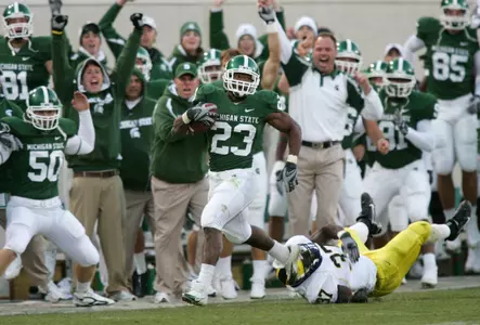 MSU's 2008 home football schedule features games against Eastern Michigan, Florida Atlantic, Notre Dame, Iowa, Ohio State, Wisconsin and Purdue.
