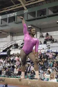 Rochelle Rbbinson won the vault and the floor at last year's State of Michigan Classic.
