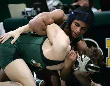 Franklin Gomez recorded his 10th-straight win Friday night against No. 10 Penn State.