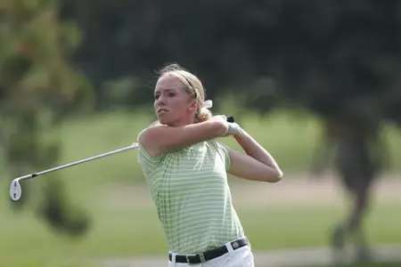 Senior Jordyn Wells holed the seventh ace in Spartan history on the 12th hole of her first round today.