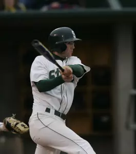 Senior Evan Friedland had three hits and scored two runs in MSU's 14-9 loss to No. 6 Missouri.