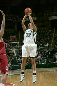 Kalisha Keane scored a game-high 18 points on Sunday against Purdue.