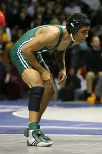 Sophomore Franklin Gomez beat No. 2 James Kennedy of Illinois and No. 7 Mike Grey of Cornell today to place third at the NCAA Championships.