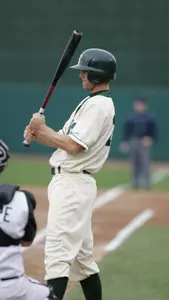 Senior Evan Friedland went 2-for-4 with a home run Wednesday against Eastern Michigan.