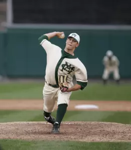 Junior A.J. Dunn pitched five solid innings for MSU Tuesday night at LSU.