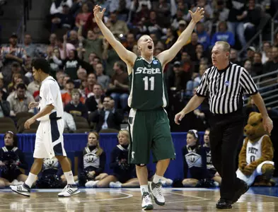 Led by first-team All-Big Ten performer Drew Neitzel, the Spartans finished the 2007-08 season with a 27-9 mark.