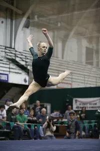 Junior Katlyn Roggensack and the Spartans look for their second NCAA berth tomorrow afternoon.