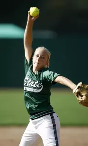 Lesley Noel picked up her 300th career strikeout en route to defeating Purdue Friday.