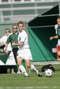 Cara Freeman scored twice in Michigan State's 3-0 win over Kent State on Sunday.