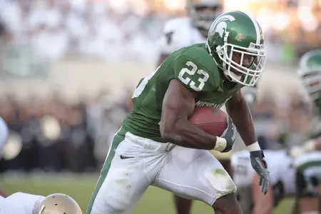 Javon Ringer is the first offensive player in Big Ten history to earn at least a share of three straight conference weekly accolades.