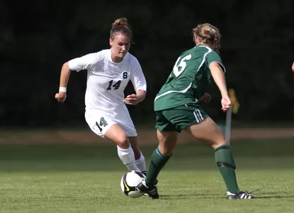 Cara Freeman scored her eighth goal of the season in MSU's 4-0 win over Iowa.