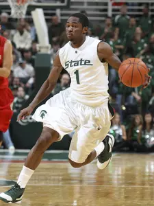 Kalin Lucas and the Spartans host Kansas on Saturday.