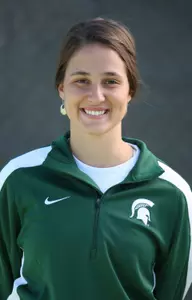 Senior Christine Milliken picked up a win for the Spartans.